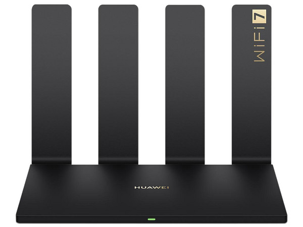 Router Inalámbrico Huawei WiFi BE3 Pro de Doble Banda, Doble Puerto 2.5 GE, Wireless BE (Wi-Fi 7), hasta 3600mbps, Control parental, Color Negro.