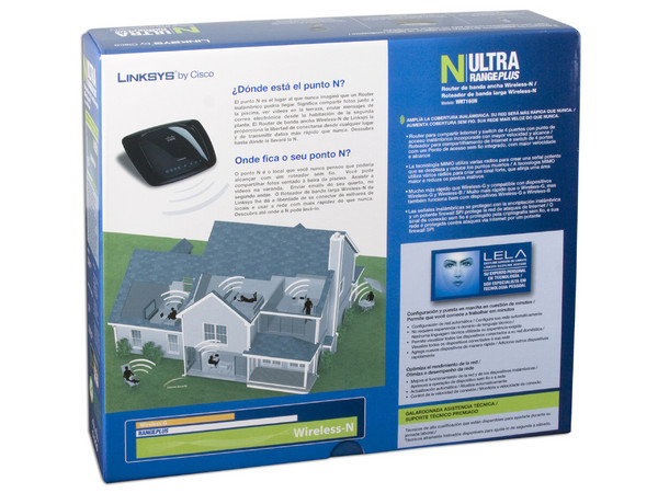 Ruteador Linksys  Wireless-N Broadband Router (802.11n/b/g) 4 puertos