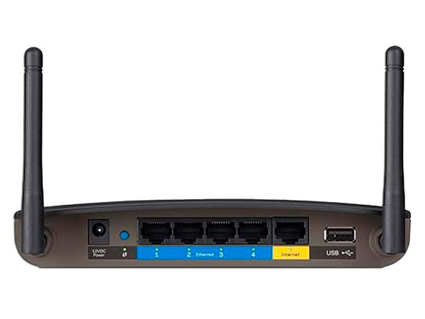 Ruteador Inalámbrico Linksys AC1200 EA6100 de doble banda, Wireless AC (Wi-Fi 5), hasta 867 Mbps.
