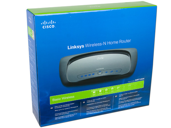 Ruteador Linksys WRT120N Wireless-N Home Router (802.11b/g/n) 4 puertos