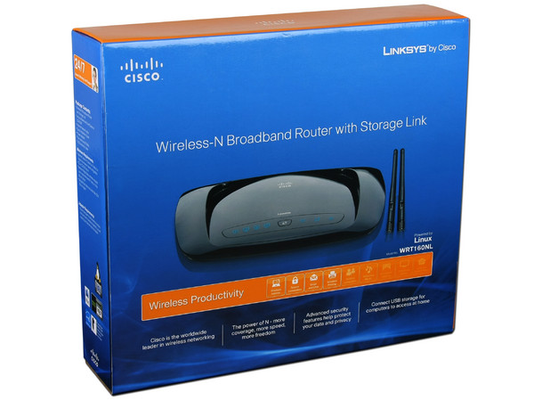 Ruteador Linksys WRT160NL Wireless-N con Linux