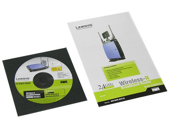 Ruteador Linksys WRT300N Wireless-N Broadband Router hasta 108Mbps.