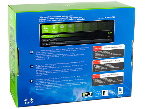 Ruteador Linksys Inalámbrico-G de 4 puertos
