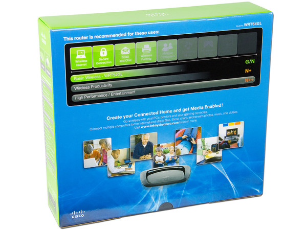 Ruteador Linksys WRT54GL Wireless-G Broadband Router (802.3/3u, 802.11b/g) hasta 54 Mbps