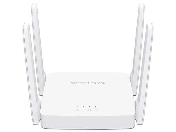 Router Inalámbrico MERCUSYS AC10 de doble banda, Wireless AC (Wi-Fi 5), hasta 867Mbps. Color Blanco

