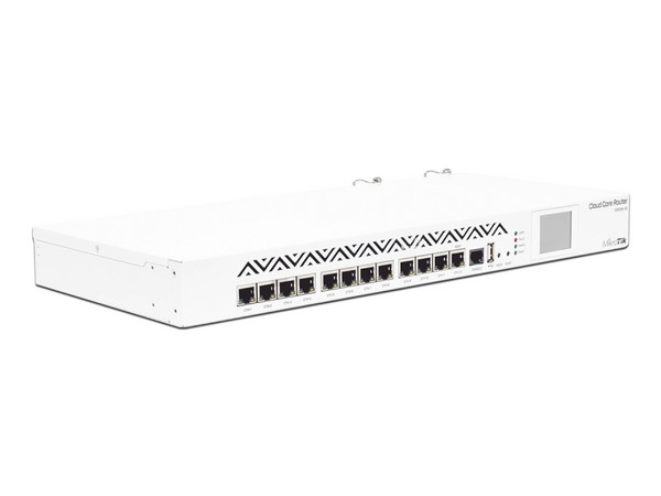 Router Empresarial MikroTik CCR1016-12G, Con 12 Puertos RJ-45, 1 Puerto USB, 1U.