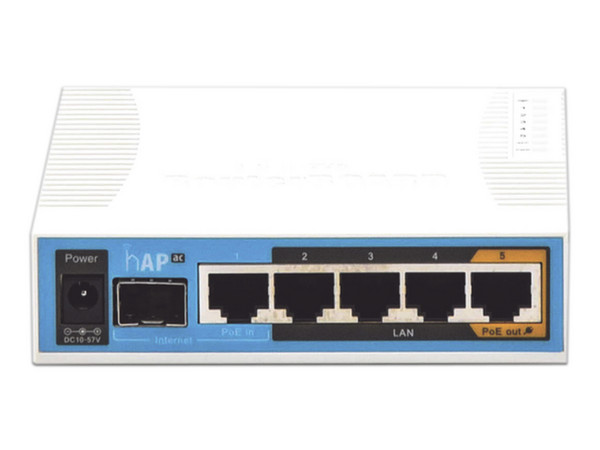 Router Inalámbrico MikroTik, WiFi Doble Banda 3x3 802.11ac, hasta 1W de potencia.