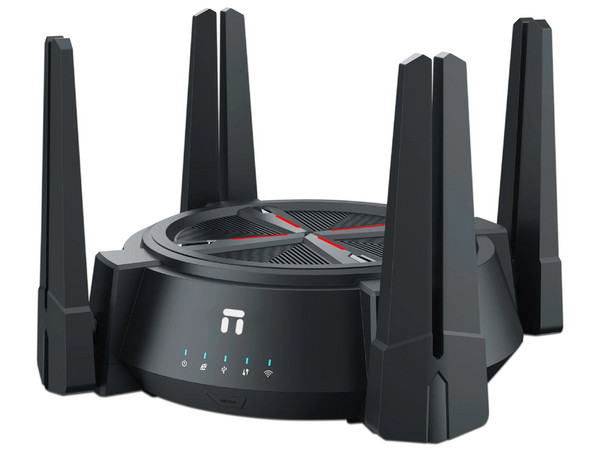 Router y Punto de Acceso NX62 AX6000 Wi-Fi 6 Mesh Todo en Uno, 8 Antenas de Alta Ganancia, Negro.