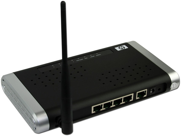 Router Grandsonic HP WR-3204 Wireless IEEE802.11b/g, 4 Puertos.  