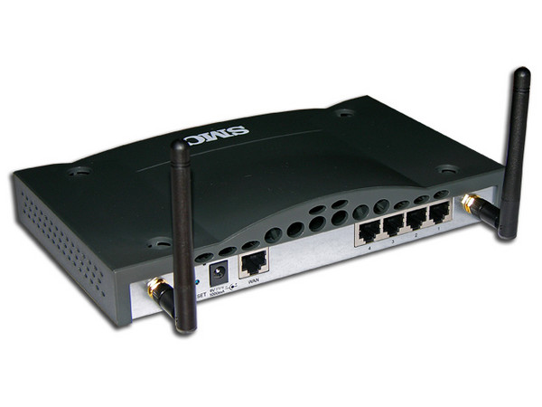 Ruteador/FireWall/Access Point - SMC Barricade, Inalámbrico de 54 Mbps para compartir Cable/Infinitum. Soporta 802.11b y 802.11g