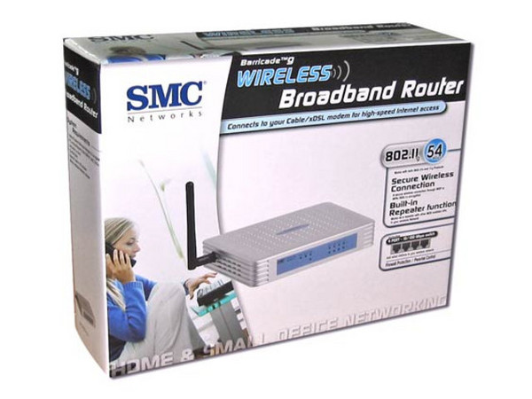 Router para cable/DSL de banda ancha con acceso inalámbrico de 54Mbps y 2,4 GHz
