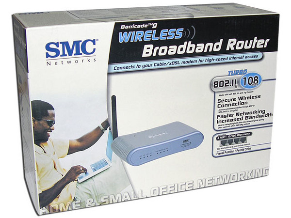 Barricade Router para cable/DSL de banda ancha con acceso Inalámbrico de 108Mbps y 2,4 GHz