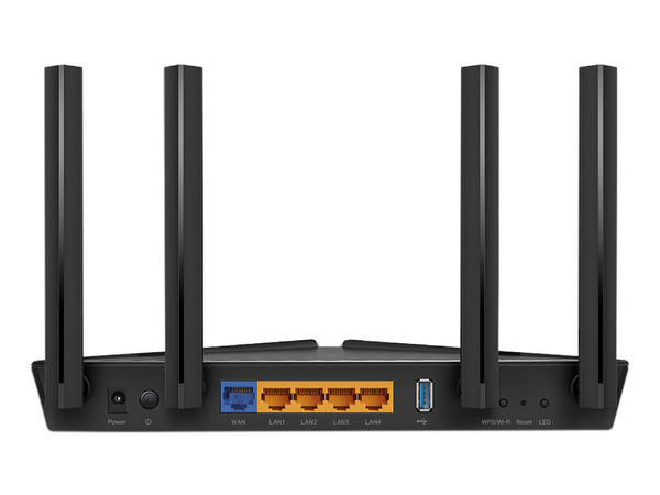 Router Inalámbrico Gaming TP-Link Archer AX50 de doble banda, Wireless AX (Wi-Fi 6), hasta 2976Mbps, 4 puertos Gigabit Ethernet, USB.