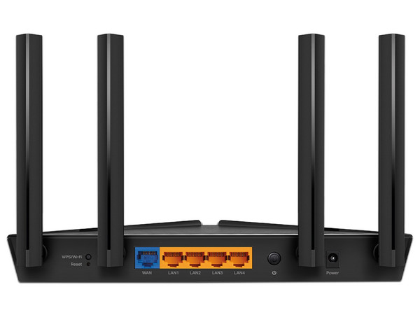 Router Inalámbrico TP-Link Archer AX57 de Triple Banda, Wireless AX (Wi-Fi 6), hasta 2402Mbps, Color Negro.