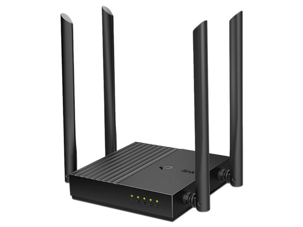 Router Inalámbrico TP-Link Archer C64 V2.0, Doble Banda, Wireless AC1200 (Wi-Fi 5), Hasta 1200 Mbit/s, Mu-Mimo, 4 Antenas. Color Negro.