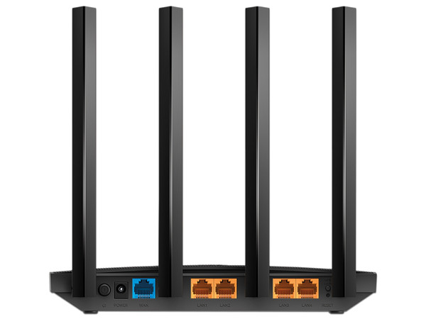 Router TP-Link Archer C80 AC1900  de doble banda, Wireless AC (Wi-Fi 5), hasta 1300Mbps. Color Negro.