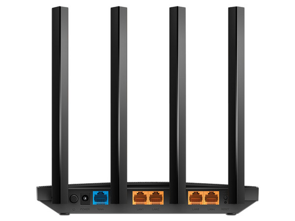 Router Inalámbrico TP-Link Archer C80 V2.4, Doble Banda, Wireless AC1900 (Wi-Fi 5), Hasta 1300 Mbit/s, 5 Puertos Ethernet, 4 Antenas. Color Negro.