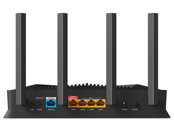 Router Gamer Inalámbrico Tp-Link Archer GE230, Multi-Gigabit, Wi-Fi 7, Dual-Band, Hasta 2882 Mbps. Color Negro