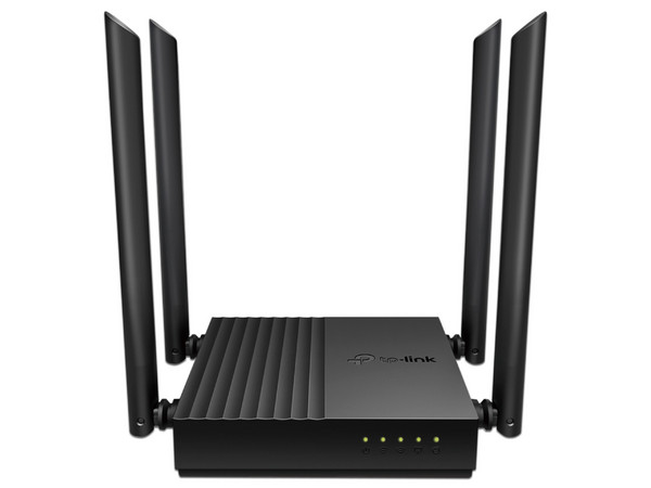 Router Inalámbrico TP-Link Archer C4 de doble banda MU-MIMO, Wireless AC (Wi-Fi 5), hasta 1200mbps. Color Negro
