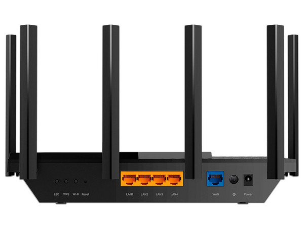 Router Inalámbrico TP-Link Archer AX72 de Doble Banda, Wireless AX (Wi-Fi 6), Hasta 5400Mbps, LAN Gigabit, 4 Antenas, Color Negro.
