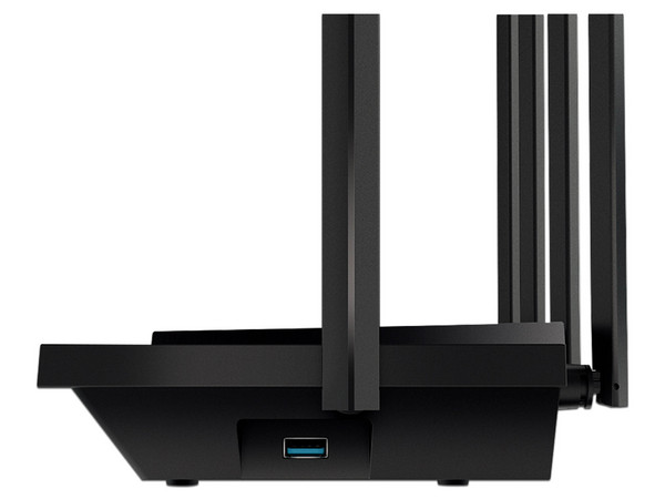 Router Inalámbrico TP-Link Archer AX72 de Doble Banda, Wireless AX (Wi-Fi 6), Hasta 5400Mbps, LAN Gigabit, 4 Antenas, Color Negro.