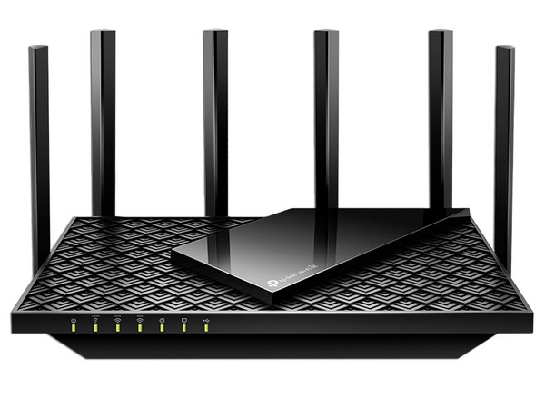 Router Inalámbrico TP-Link Archer AXE75 de Triple Banda, Wireless AX (Wi-Fi 6E), hasta 2402Mbps, LAN Gigabit. Color Negro.