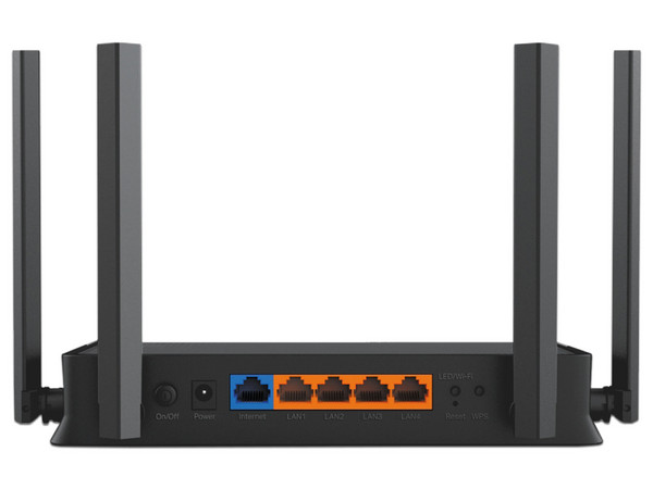 Router Inalámbrico Tp-Link Archer BE220, Multi-Gigabit, Wi-Fi 7, Dual-Band. Color Negro.
