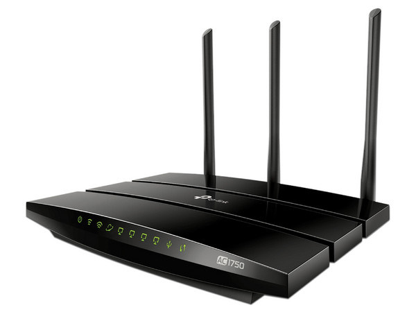Router Inalámbrico Gigabit TP-Link Archer C7 AC1750 de doble banda, Wireless AC (Wi-Fi 5), hasta 1750Mbps, USB, LAN Gigabit.