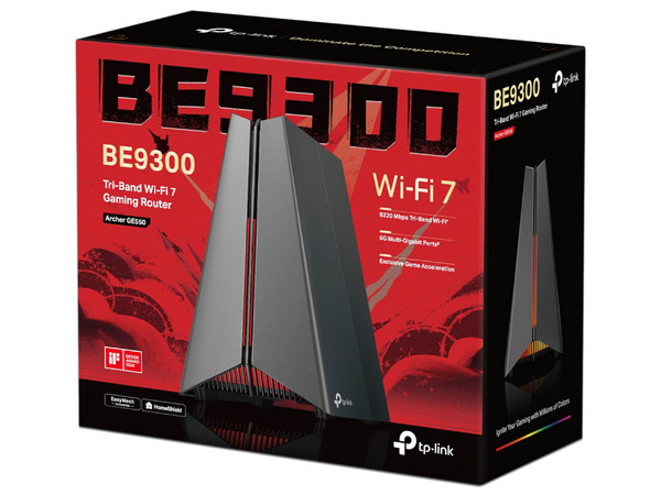 Router inalámbrico TP-Link Archer GE550 de Triple banda, Wireless AC (Wi-Fi 7), hasta 5764Mbps.