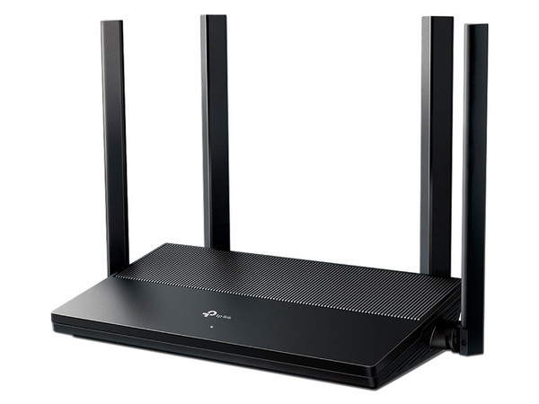 Router Inalámbrico TP-Link EX141 de Doble Banda, Wireless AX (wi-Fi 6), hasta 1500Mbps, 1 puerto WAN, 3 puerto LAN. Color Negro.