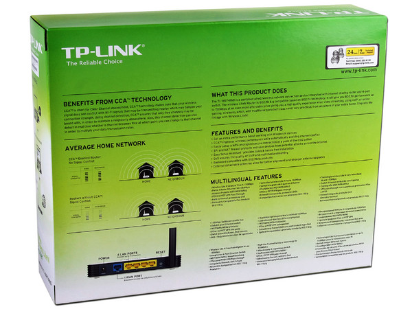 Ruteador Inalámbrico TP-LINK Lite N 150 Mbps.