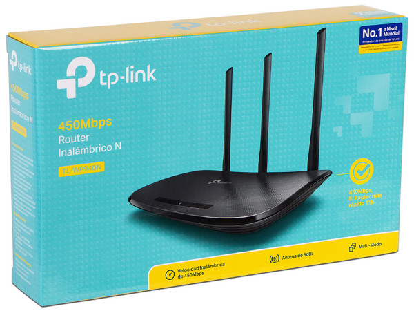 Router Inalámbrico TP-LINK TL-WR940N, Wireless N (Wi-Fi 4), hasta 450Mbps, 3 Antenas Omnidireccionales.