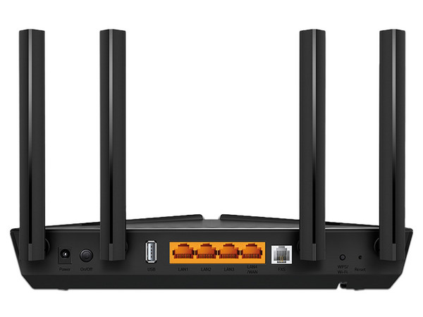 Router Inalámbrico TP-LINK XX530V, Doble Banda, Wireless AX3000 (Wi-Fi 5), 4 Puertos RJ-45, Hasta 3 Gbps, OFDMA, MU-MIMO. Color Negro.