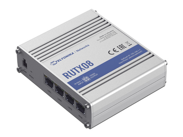 Ruteador Industrial Teltonika VPN, 3 Puertos, Hasta 100 Mbps.