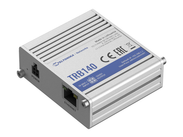 Router Industrial Teltonika TRB140, 4G LTE, Ethernet.