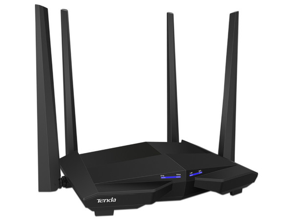 Router Inalámbrico Tenda AC10 de doble banda, Wireless AC (Wi-Fi 5), hasta 1167Mbps. Color Negro.