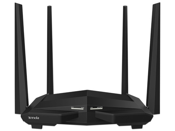 Router Inalámbrico Tenda AC10 de doble banda, Wireless AC (Wi-Fi 5), hasta 1167Mbps. Color Negro.