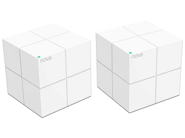Router Mesh TENDA NOVA MW6 de 2 puertos Ethernet por cubo, doble banda 2.4 GHz y 5 GHz, hasta 867Mbps.