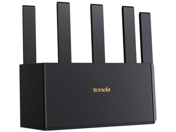 Router Inalámbrico Tenda TE3L de Doble Banda, Wireless AC (Wi-Fi 7), Hasta 3570Mbps, 3 Puertos Gigabit LAN, 5 Antenas. Color Negro.