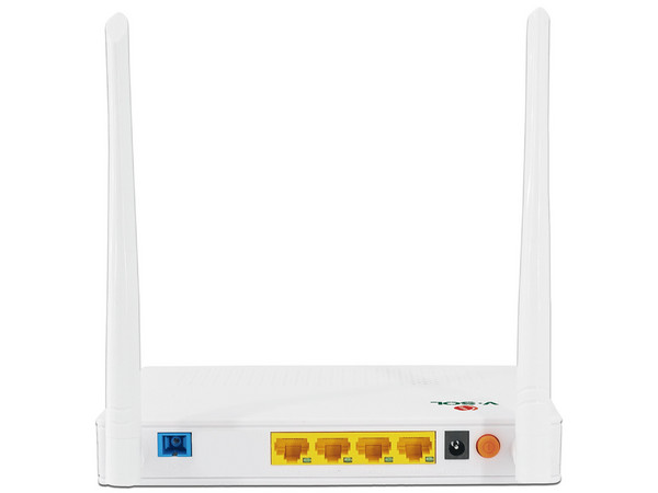 Router Inalámbrico V-Sol V2804N-Z, Doble banda AC (2.4 GHz y 5 GHz), 4 puertos, Hasta 300 mbps, 2 Antenas.