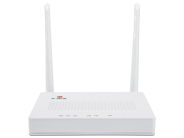 Router Inalámbrico V-Sol V2804N-Z, Doble banda AC (2.4 GHz y 5 GHz), 4 puertos, Hasta 300 mbps, 2 Antenas.