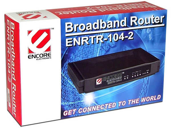 Ruteador Encore Cable/DSL con 4 Puertos