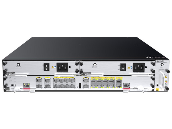 Router Empresarial Huawei NetEngine AR6280, 14 Puertos SFP+, 10 Puertos RJ-45 10/100/1000 Mbps, 2 Puertos USB, Color Negro.
