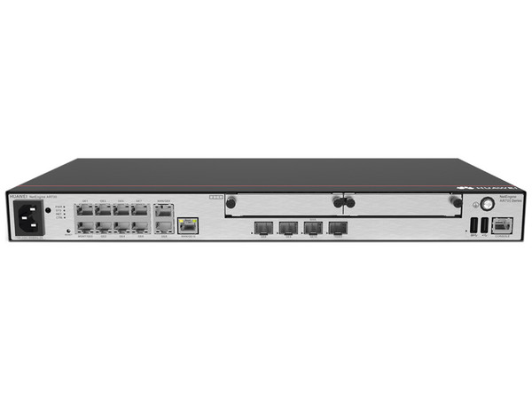 Router Empresarial Huawei AR730, 2 puertos 10/100/1000 Mbps combo, 2 puertos SFP (WAN), 8 puertos 10/100/1000 Mbps(WAN/LAN), VPN, balanceo de cargas, hasta 1200 clientes.