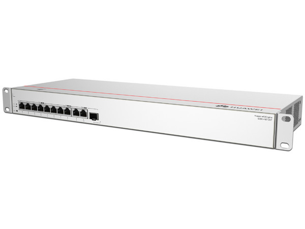 Router Multi-Servicio Huawei eKitEngine S380-H8T3ST, 2 puertos WAN Gigabit Ethernet, 1 puerto WAN/LAN, 7 puertos LAN Gigabit Ethernet y 1 puerto GE SFP, hasta 64 APs, hasta 500 clientes, Administración nube gratis.