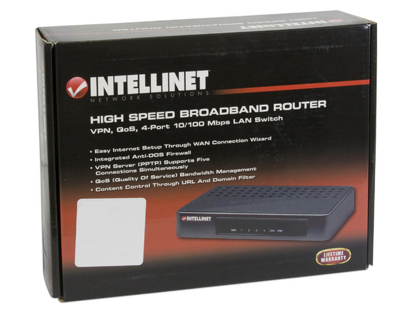 Ruteador Intellinet VPN con 4 Puertos