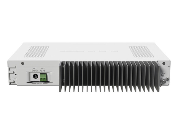 Router MikroTik Cloud Core CCR2004-16G-2S+PC, con enfriamiento pasivo, RJ45, 16 puertos Gigabit Ethernet y dos jaulas 10G SFP+.