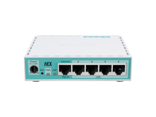 Router MikroTik E50UG, 5 Puertos RJ-45, 1  Puerto USB. Color Blanco.