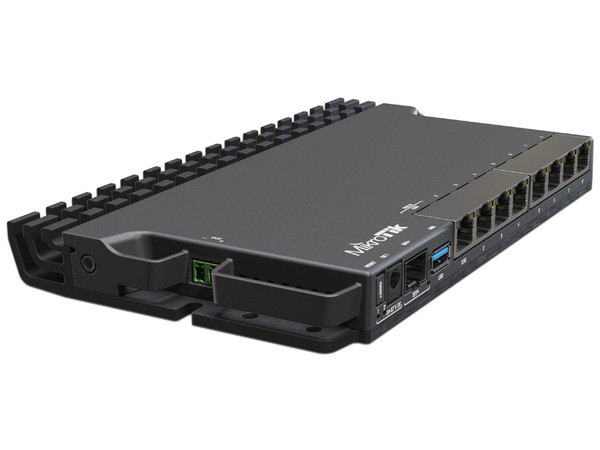 RouterBoard MikroTik RB5009UG+S+IN, 8 Puertos RJ-45 10/100/1000 Mbps, 1 Puerto SFP+, Color Negro.