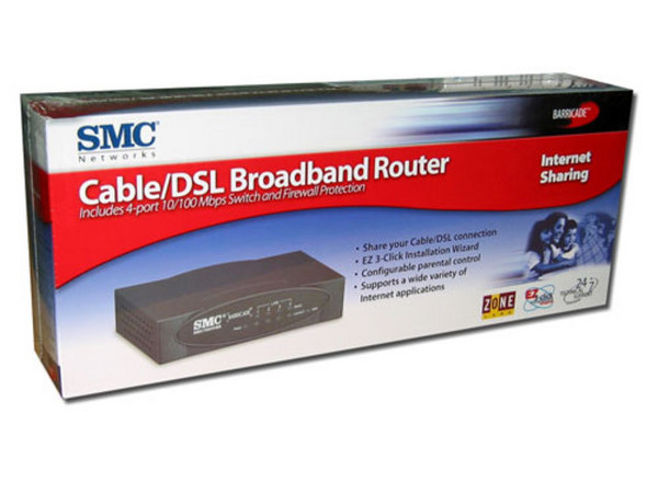 Barricade Router de banda ancha para conexión Cable/DSL con firewall integrado